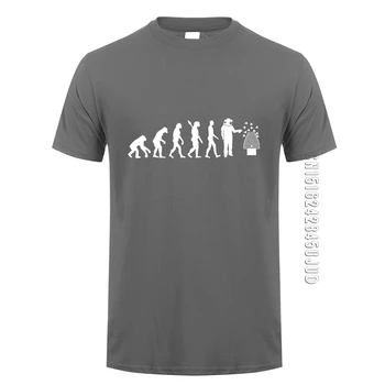 Juokinga Bitininkas Evoliucija Marškinėliai Vyrams, O Kaklo Medvilnės Bitininkystės T-shirts Vyras High Street Camiseta Pagrindinės Viršūnės