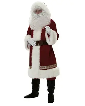 Kalėdų Senelio Cosplay Kostiumų Santa Claus Drabužius Išgalvotas Suknelė Kalėdų Vyrų Kostiumas Kostiumas Suaugusiems karšto