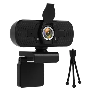 Kamera 1080P Full HD Web Kamera, integruotas Mikrofonas Pasukti USB Kompiuterio Kamera Vaizdo Įrašymo Live Transliacijos Kameros
