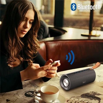 KANANIETĮ S30 Portable Bluetooth Speaker Belaidžio Bosinė Kolonėlė Vandeniui Lauko Garsiakalbio AUX TF USB Boombox Stereo Garsiakalbis