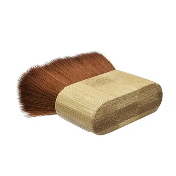 Karšto stiliaus šukuosenų priemonė kirpykla su medžio rankena minkšta plaukų valymo šepetys