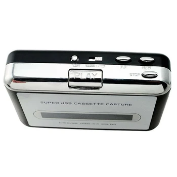 Kasetėje į MP3 Converter Fiksuoti Garso Muzikos Grotuvas CD Nešiojamą kasetinį Grotuvą, Mini USB