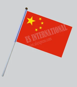 Kinija Vertus Vėliavos Nacionalinės Vertus Vėliava 14*21cm Poliesteris mažo Dydžio Plaukioja Banner Individualizuotos Rankų vėliava