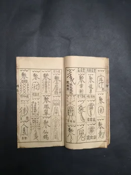 Kinijos senosios Tradicinės Kinų šamanas Rankraščių Pakabukai ir Keikia talismanas knyga 9 rinkinį