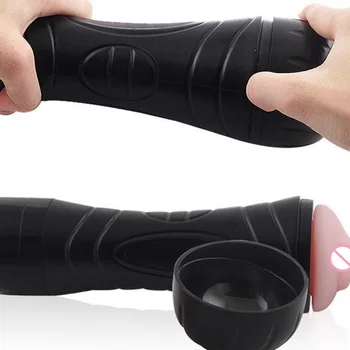 Kišenėje Pūlingas Masturbator Vyrų Multi-greičio Varpos masažas Tikroviškas Vibratorius Dirbtinės Makšties Vyrų Sekso Žaislai Vibratorius Mašina