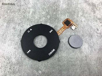 Knotolus juoda naujas clickwheel spustelėkite varantys flex juostelės kabelis pilka pilka centrinį mygtuką iPod 6-ąją, 7-ąją classic 80gb 120gb 160gb