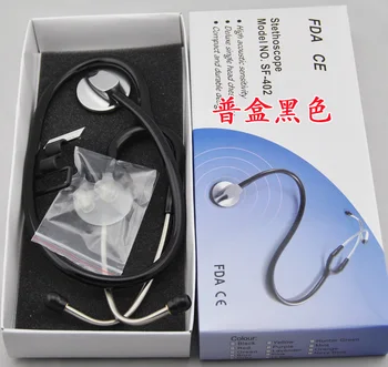Kokybės vienpusis vieno vamzdžio stetoskopas klausyti širdies ir plaučių tonas su priedais