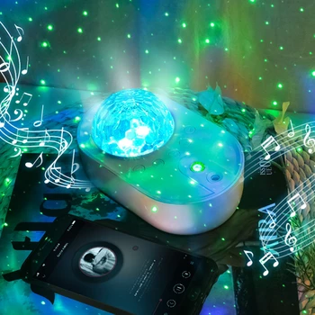 Kosminio Laivo Spalvinga Žvaigždėtas Dangus Galaxy Projektorius, Šviesos, USB, 