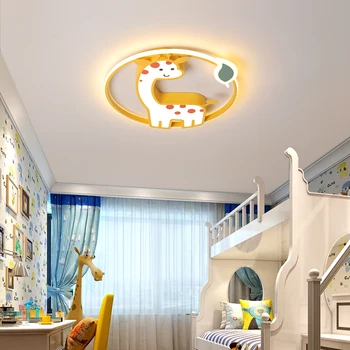 Kūdikių animacinių filmų lubų šviestuvai, modernios led lempos apsaugoti regėjimą, vaikų kambarys, Vaikų kambarys 90~260V lubų lempa LED lamparas de techo