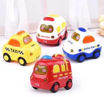 Kūdikių Žaislas Automobilis Vaikų Inercijos Automobilių Berniukas Žaislas Fire Truck Greitosios pagalbos Taksi su Garso Ir Šviesos Poveikis ABS Plastiko Vaikams Dovanų