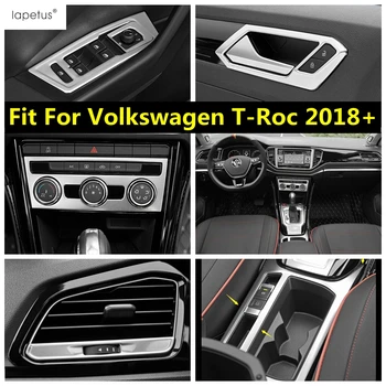 Lapetus Nerūdijančio Plieno Reikmenys Volkswagen T-Roc T Roc 2018 - 2021 Durų Rankena Dubenėlį / AC Oro Kondicionavimo sistema Apima Rinkinys Apdaila