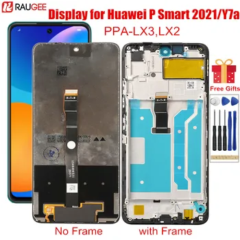 LCD Huawei P Smart 2021 LCD Ekranas Jutiklinis Ekranas su Rėmu Ekrano Pakeitimas dėl 