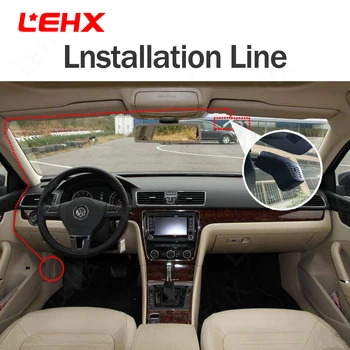 LEHX Automobilių DVR Brūkšnys Cam Registrator Skaitmeninio Vaizdo įrašymo Kamera HD1080P Naktinio Matymo WiFi APP Nuorodą telefono kontrolė