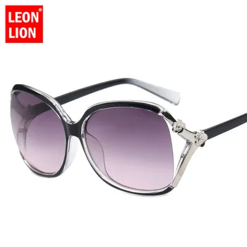 LeonLion 2021 Gradientas Objektyvas Akiniai nuo saulės Moterims Prekės ženklo Dizaineris Vairavimo Pirkinių Šalis, Kelionės UV400 akiniai Oculos De Sol Feminino