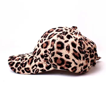 Leopard Beisbolo kepuraitę Vyrai Moterys Medvilnės Hip-Hop Kepurės Naujas Mados Lady Break Dance Skrybėlę Priežastinis Reguliuojamas Kepurės Snapeliu Lady