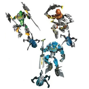 Lepines 2019 NAUJAS Bionicle Kaukė Šviesos Bionicle Lewa Džiunglių Laikytojas, Sodo Pastatas, Blokinis Suderinama su 71305 Žaislai