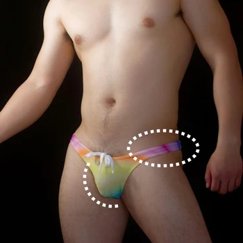 LH12 Seksualus mažas juosmens stora vyrų maudymosi kostiumėliai 2020 m. palaipsniui keičia spalvą maudymosi vyrų paplūdimio valdybos šortai naršyti apatinės kelnės gėjų plaukti bikini