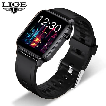 LIGE 2021 Naujas Smart Watch Vyrai Moterys Vandeniui Širdies ritmo Informacija Priminimą apie Xiaomi 