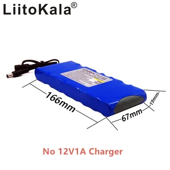 Liitokala 12V 9800mAh Baterija Nešiojamas Super Įkraunama Ličio Jonų Talpa Cam Stebėti, įskaitant
