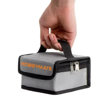 Lipo Krovimo Krepšį, atspari Ugniai, Lipo Baterijos įdėjimas Saugus Krepšys Saugojimo ir Įkrovimo Lipos - Mini Dydis (110x110x70 mm)