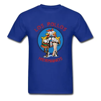 Los Pollos Hermanos Marškinėlius Vyrų T-shirt Mados Breaking Bad Marškinėliai Vištienos Broliai Tee Hipster Šukuotinės Medvilnės Drabužius Juokinga