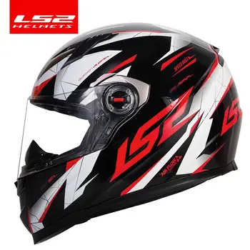 LS2 FF358 Visą Veidą motociklo šalmas aukštos kokybės ls2 Brazilijos vėliava capacete casque moto vairą EEK patvirtintą ne siurblys