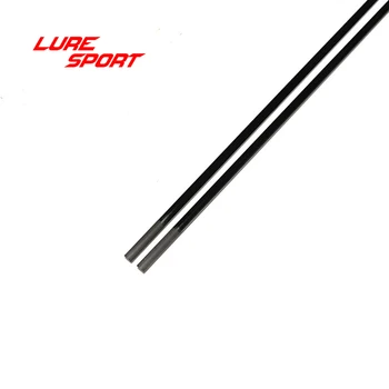LureSport 2vnt 1.25 m Kietosios anglies lazdele tuščią Juodos spalvos dažais UL Toray Anglies meškere statybinių komponentų, Ašigalio Remontas PASIDARYK pats