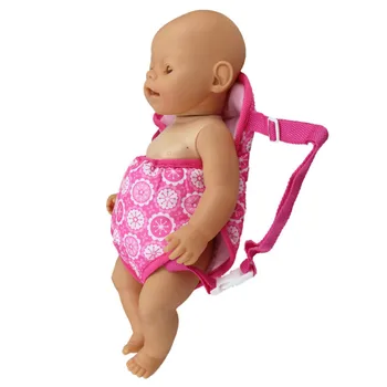 Lėlės Komplektus Nustatyti Besegad Baby Doll, Pečių, Laikymo Krepšys, Kuprinė Vežėjas Vaikams, Vaikų Mergaičių 18 colių Lėlės Reikmenys, Žaislai
