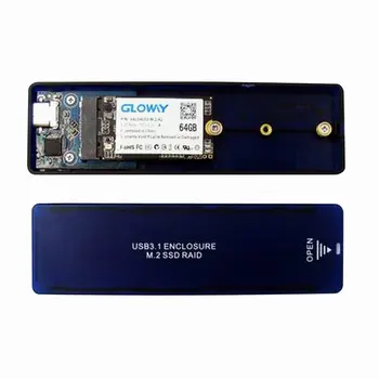 M2 SSD Atveju NVME Talpyklos M. 2 USB C Tipo 3.1 SSD Adapteris NVME PCIE NGFF SATA M/B Klavišą SSD Disko Dėžutė M. 2 SSD Atveju