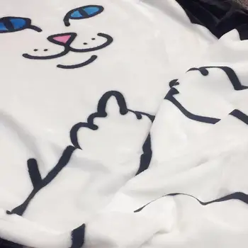 Mados hip-hop katė antklodė vaikų plauko antklodė didžiuoju pirštu katė padengti pledas flanelė Farai koralų oro kondicionavimo sistema antklodė