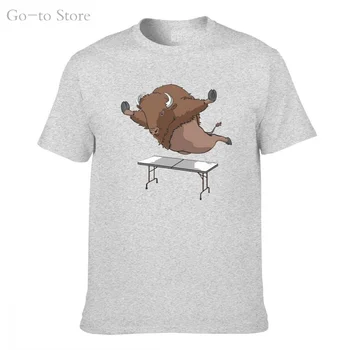 Mados laisvalaikio Buffalo Bills Mafijos Lentelė Nardymo Bison medvilnės grafinis t marškinėliai žmogus t-shirt 2020 m.