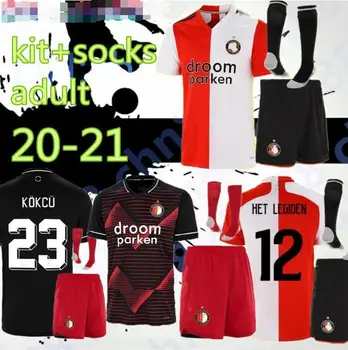 Maglia da calcio per bambini 20 21 Feyenoord KOKCU Namų Marškinėliai T-Shirt da calcio hzuis JORGENSEN 2020 Futbolo 2021 Vienodi Rinkiniai
