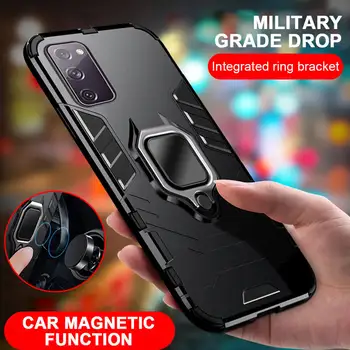 Magnetinio Automobilio Savininkas Telefono Dėklai Samsung Galaxy S20 FE 20 Pastaba Ultra S20 Plius A12 Slim Galinį Dangtelį Samsun S 20 FE 21A Šarvai