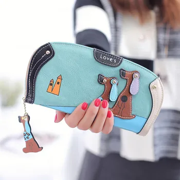 MAIOUMY karšto monetos rankinėje juokingas Animacinių filmų šuo piniginės moterų monetos rankinėje, krepšyje dizaineris piniginės užtrauktukas moterų garsaus prekės ženklo moterys piniginės