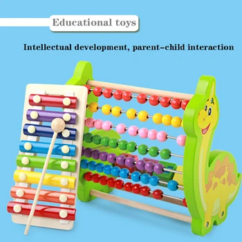 Mediniai Skaičiuoklė Stovo Žaislai Vaikams Ankstyvo Mokymosi Montessori Numerių Skaičiavimo Švietimo Vaikai Trankyti kselofonu Žaislai Dovana