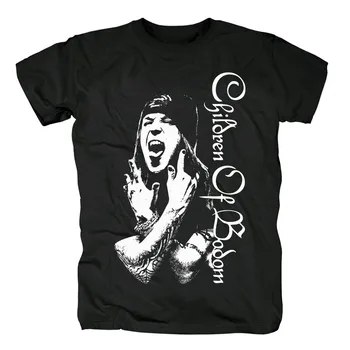 Medvilnės CHILDREN OF BODOM 2006 koncertuoti BLOODDRUNK JAV, KANADOS DEATH METALO t-shirt Europos Dydį