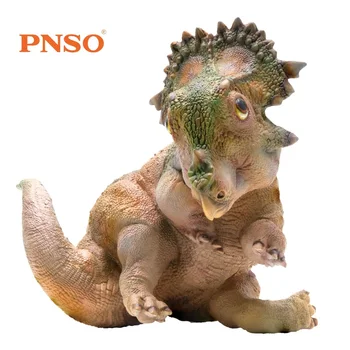 Mielas PNSO Sinoceratops Kūdikių Imituojamas Dinozaurai Žaislo Modelis Priešistorinių Gyvūnų Pav.