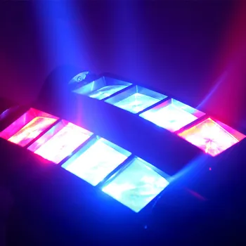MINI 8x10W RGBW LED Voras Šviesos DMX 7/15CH DJ Scenos Apšvietimas Diskoteka naktiniame klube Bar Šalies Voras Juda Galvos Šviesos Žibintai