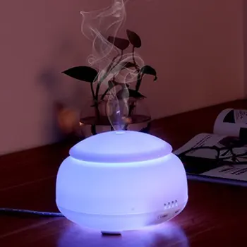 Mini arbatos skardinės ultragarso aromatas drėkintuvas su spalvinga naktį šviesos nešiojamų namų oro valymo kvepalų lempos