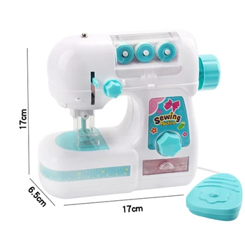 Mini Kid ' s Siuvimo Mašina, Elektrinė Siuvimo Stilius Amatų, Žaislų Rinkinys Modeliavimas Įdomus Žaislas su Modelio Kostiumas Vaikams