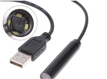 Mini USB Vandeniui 5m 7mm objektyvas Endoskopą Borescope Gyvatė Tikrinimo Kamera