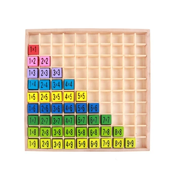 Montessori Ugdymo Mediniai Žaislai Vaikams, Žaislai 99 Daugybos Lentelė Matematikos Aritmetikos Mokymo priemonių Vaikams Dovanos