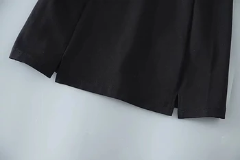 Moterų Bodycon Mini Camis Suknelė su Dvigubo Skyla