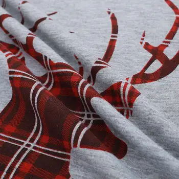 Moterų Harajuku Kalėdų ilgomis rankovėmis Marškinėlius Femme Rudenį Hipster Tumblr raglan Rankovėmis Elnias Tee korėjos Edgy Aprengti camisetas mujer