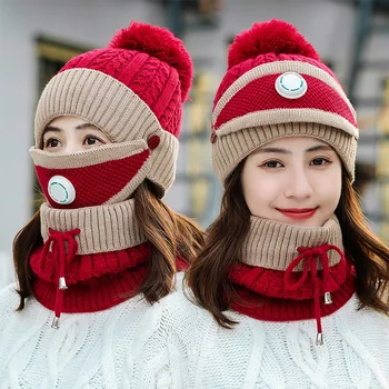 Moterų Mados Išlaikyti Šiltas Žiemą Kepurės Megztos Vilnos Hemming Skrybėlę Moterų Girl 's Hat Megzti Beanies Bžūp Prekės Storio Moteriška Kepurė