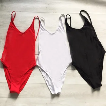 Moterų maudymosi kostiumėlį, Kietas vientisi maudymosi kostiumėlį Tuščią Seksualus Plaukti Kostiumas 2020 M. maudymosi Kostiumėliai, Aukštos Sumažinti Backless Bodysuit Maudymosi Kostiumą Paplūdimio