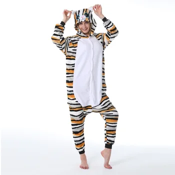 Moterų pižama Žiemos pijama Dygsnio vienaragis panda Katė vaikai Paauglys Sleepwear Nustatyti Kigurumi kostiumai Vaikams, Suaugusiems, Vyrams, Moteris