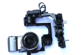 Moy RTF 3 Krypties brussless DLSR Oro Gimbal už NEX5 NEX7 RX-100 BMPCC ir kitų mikro -SLR tipo fotoaparatą, Aukso Spalvos