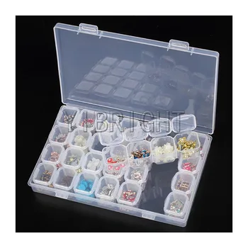 Mozaikos Saugojimo 17*11CM Diamond Dažymo Įrankių dėklai Diamond Siuvinėjimo Priemonė, Plastikiniai Kvadratinių Ir Apvalių Priedai Y0