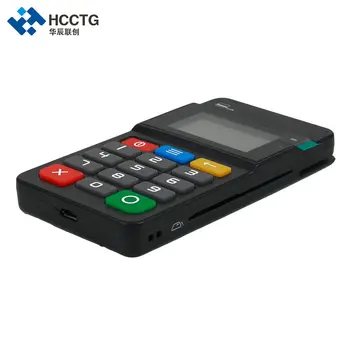 MPOS Mobiliojo mokėjimo terminalų Magnetinių Kortelių Skaitytuvas NFC&IC chip kortelių skaitytuvas su klaviatūra - HTY711